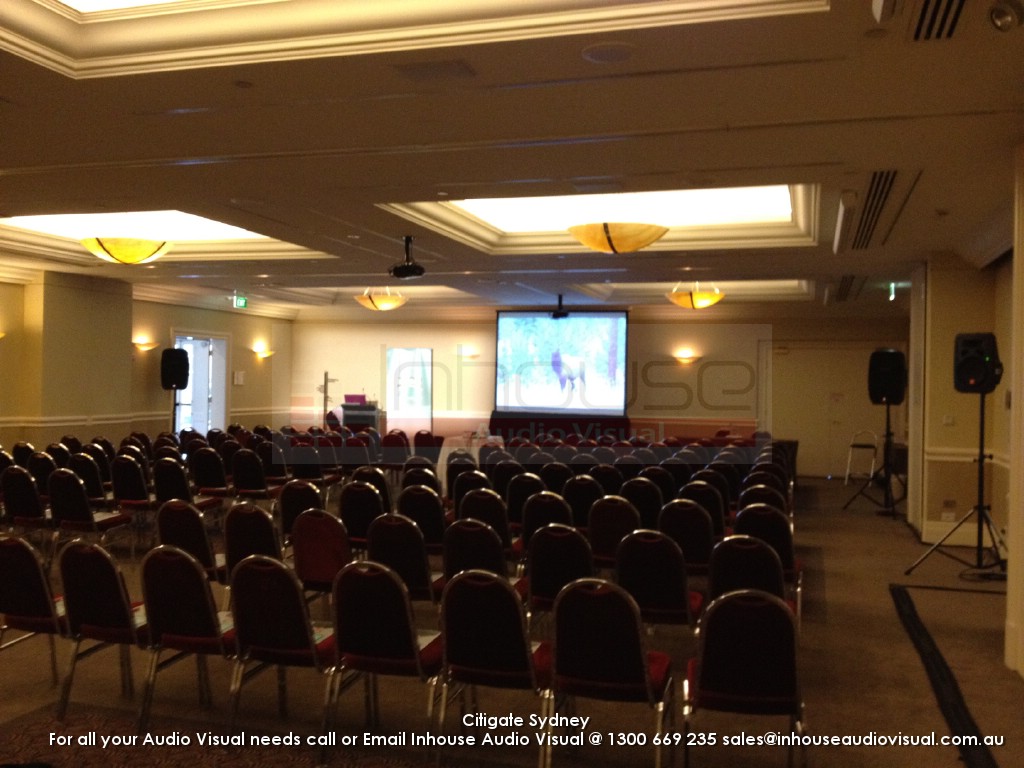 Citigate Sydney Bennelong Room Audio Visual Hire