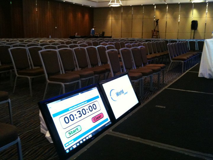 Novotel Brighton Beach Audio Visual Hire 9 LCD Monitor Hire