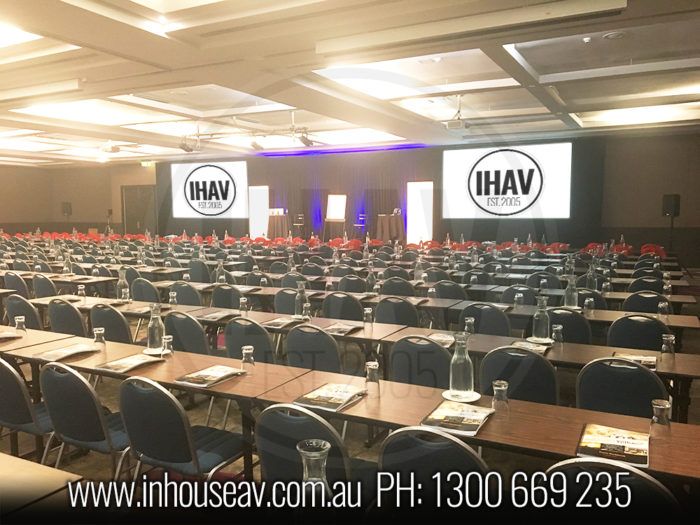 Mercure Brisbane Audio Visual Hire Ballroom Room Brisbane AV Hire