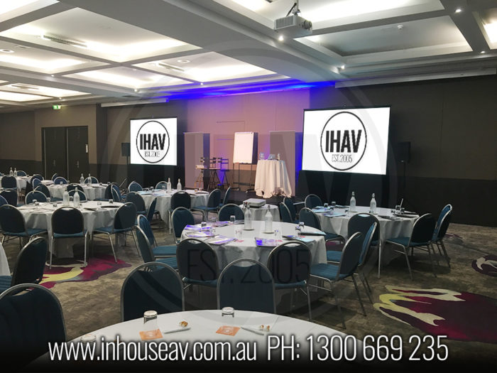 Mercure Brisbane Audio Visual Hire Chelsea Room AV Rental