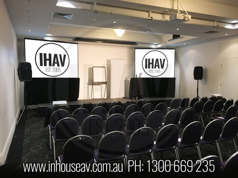 Novotel Brisbane Lawson Projection Screen Hire Brisbane AV Rentals