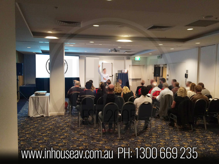 Novotel Wollongong Projection Screen Hire InHouse Audio Visual Hire