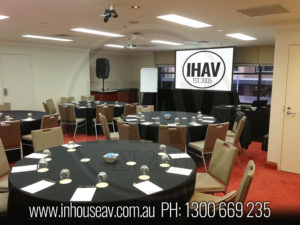 Rydges World Square Projection Screen Hire