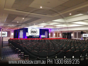 The Swiss Hotel Projection Screen Hire